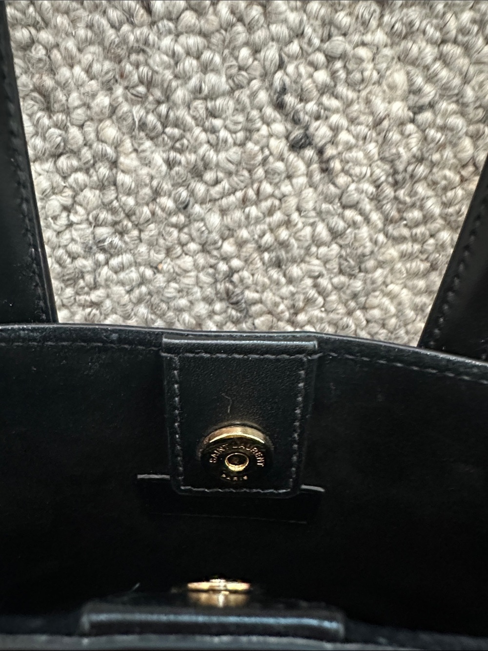 Saint Laurent Black MINI TOY SHOPPING - Picture 6 of 6